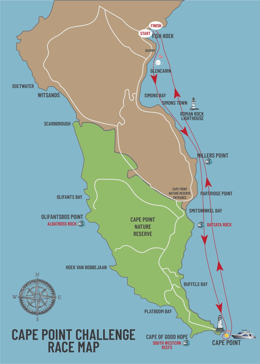 Recorrido 2019 Cape Point Challenge