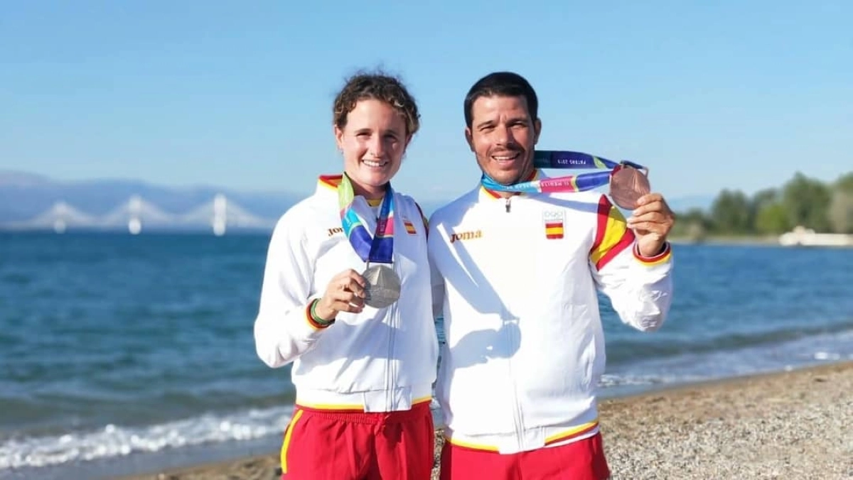 Esteban Medina y Judit Vergés triunfan en los Juegos Mediterráneos de Playa